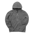 Men's Air Jordan x HTG Crossover Solid Color Alphabet Logo Hooded Long Sleeves Us Edition Gray DJ7973-236