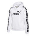 (WMNS) PUMA Amplified Cropped Hoodie 'White' 583817-02