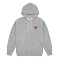 (WMNS) COMME des GARCONS PLAY Zip Hooded Jacket 'Grey' AZ-T167-051-1