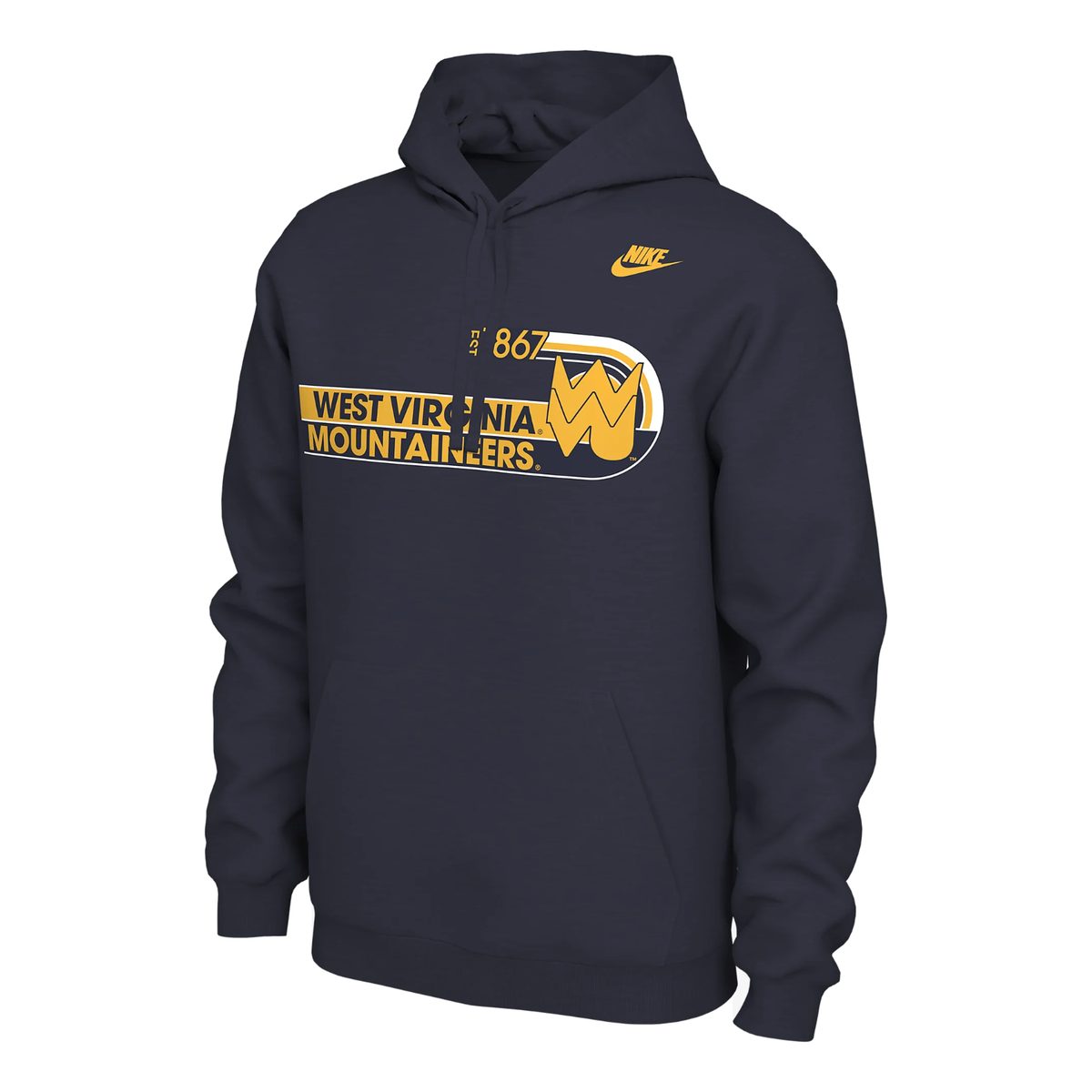 Nike College Hoodie 'West Virginia - College Navy' HF7247-419
