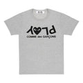 (WMNS) COMME des GARCONS PLAY T-Shirt With Large Logo 'Grey' AZ-T081-051-1