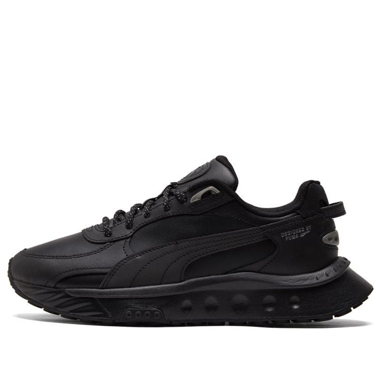 PUMA Wild Rider Reflective Black Running Shoes Black 383728-02