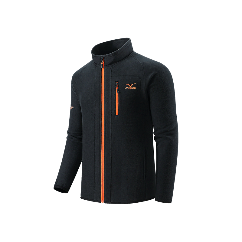 Mizuno Sport Jacket 'Black Orange' A2CC3501