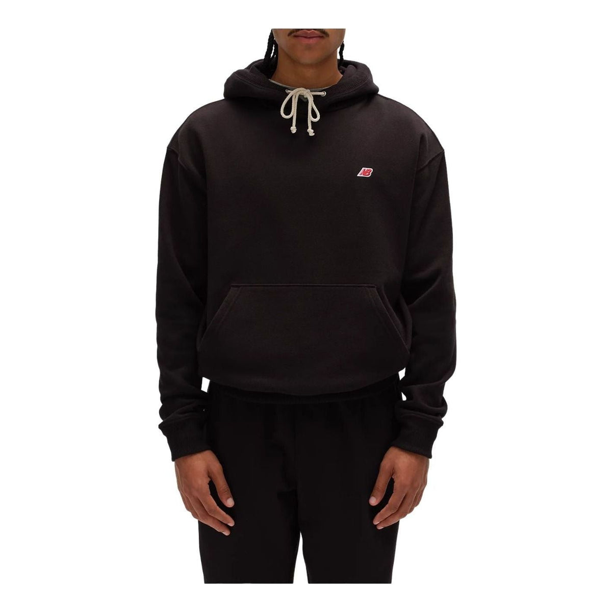 New Balance Made in USA Core Hoodie Asia Sizing 'Caviar' MT43546BK